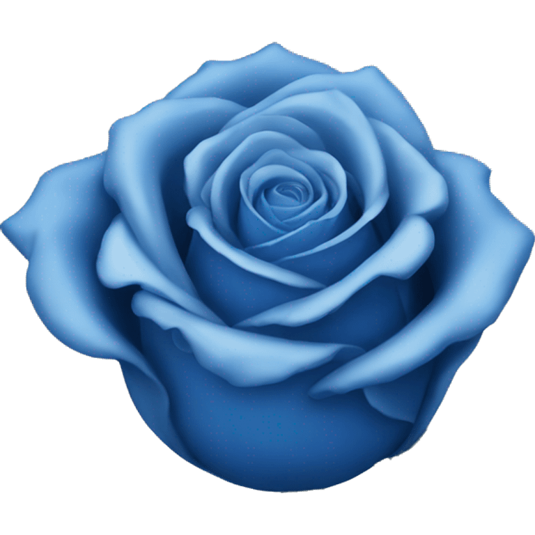 blue rose emoji