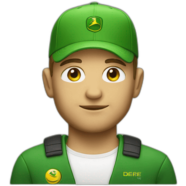 white man with john-deere cap emoji