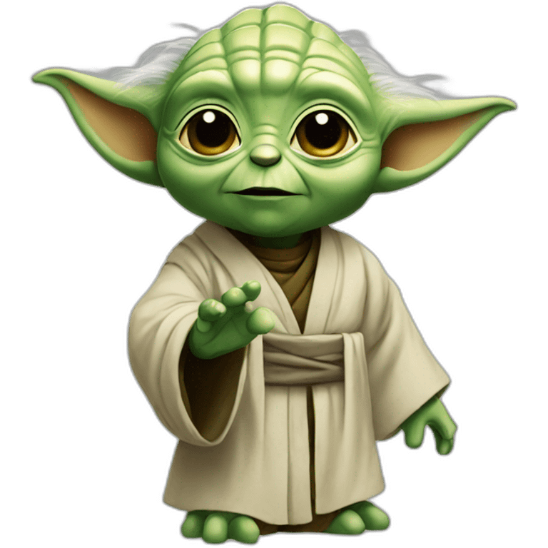 Yoda saying hi emoji