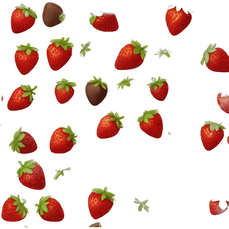 chocolate strawberry emoji