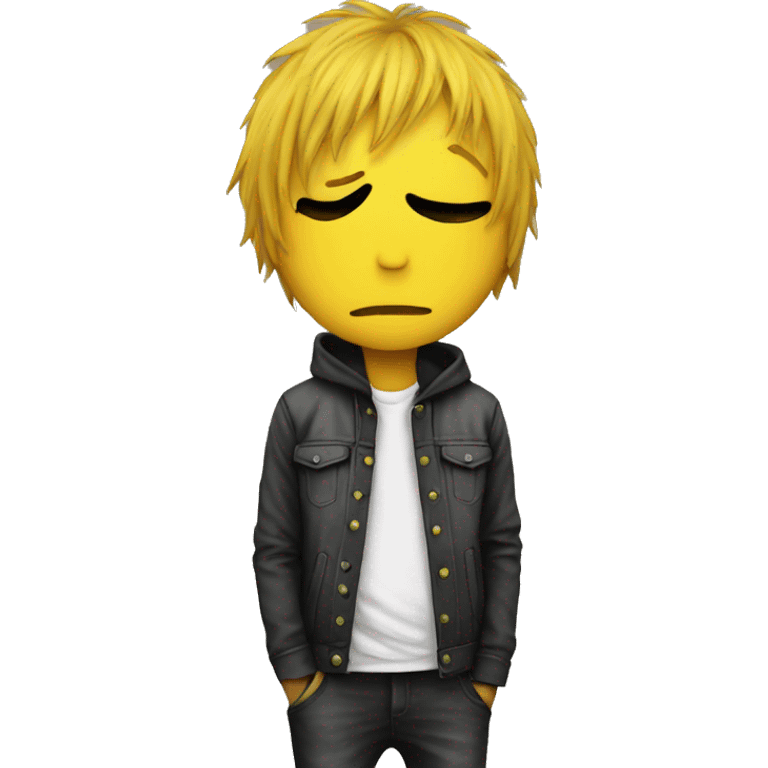 emo emoji bu its the regular yellow emoji emoji