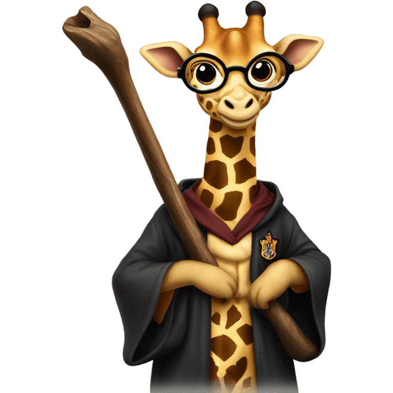 Harry Potter riding a giraffe  emoji