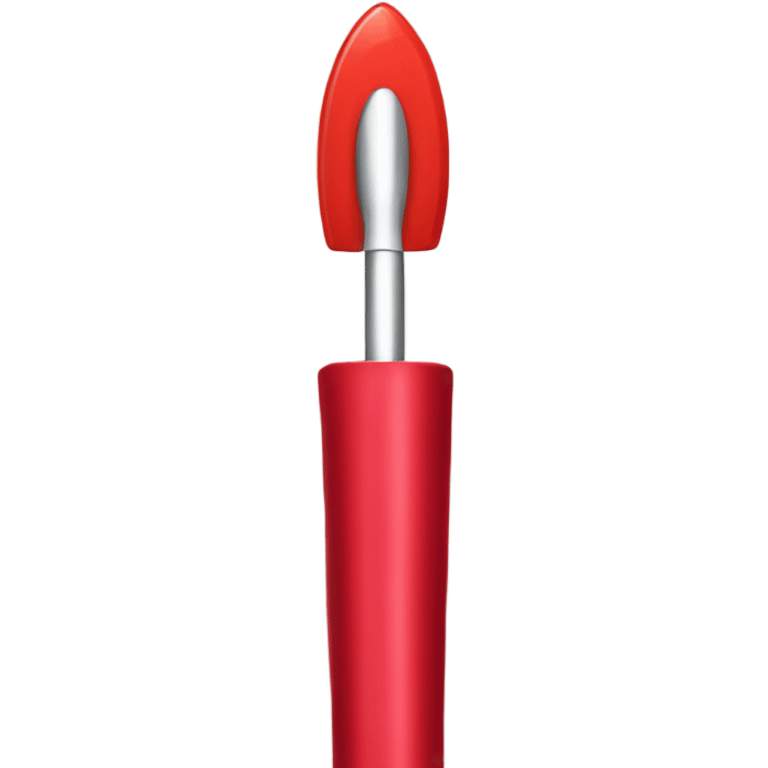 red mascara wand emoji