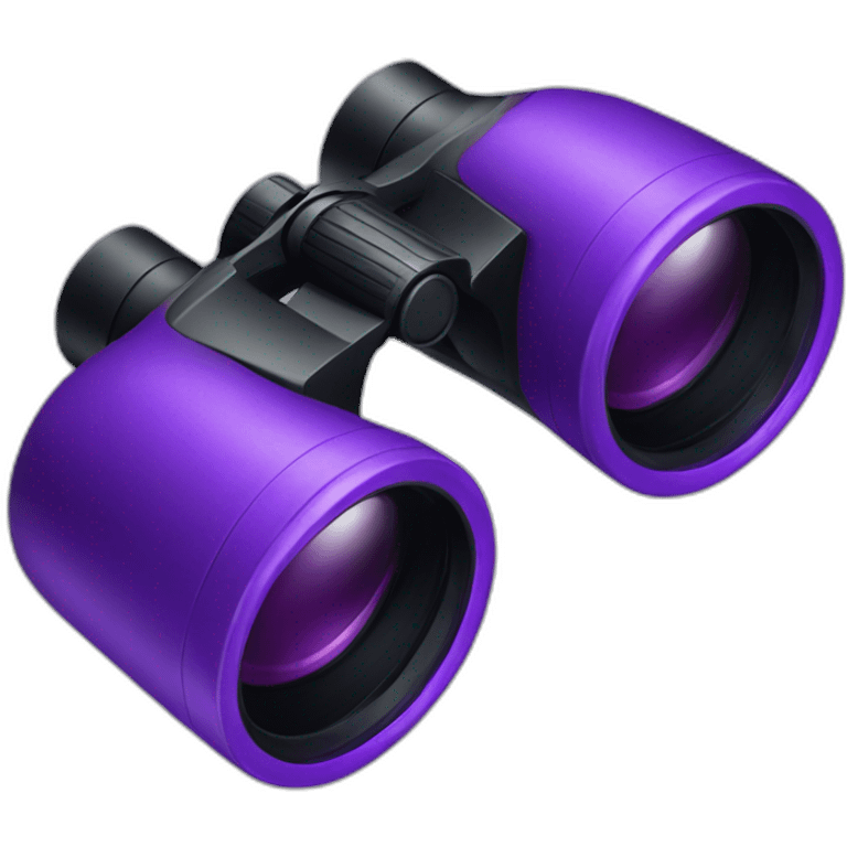 purple binoculars emoji