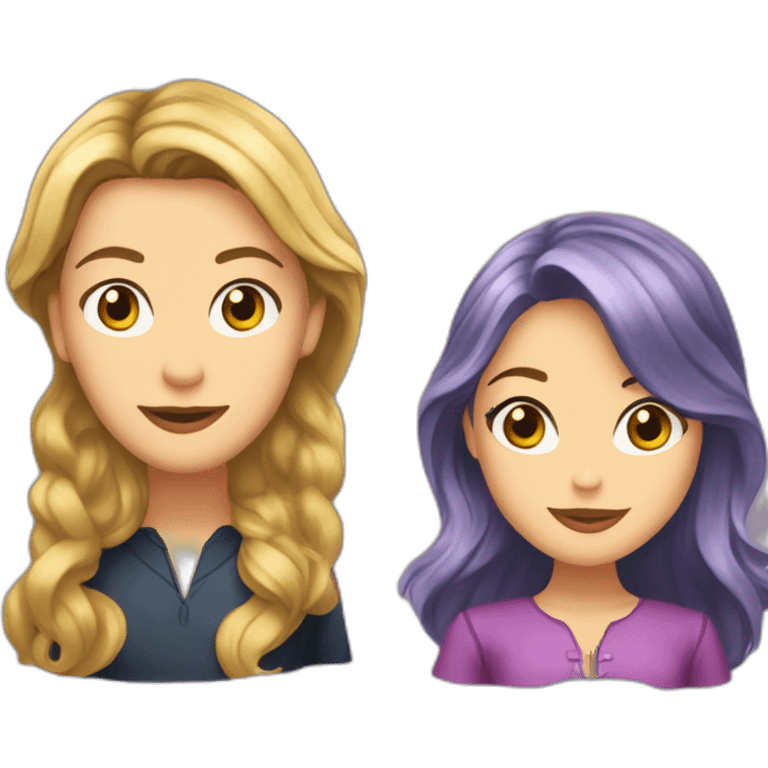 Blair werdolf et serena venderwoodsen  emoji