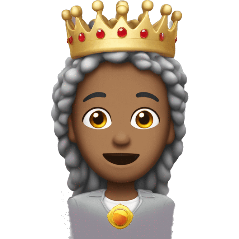 Goma de borrar con corona de reina emoji