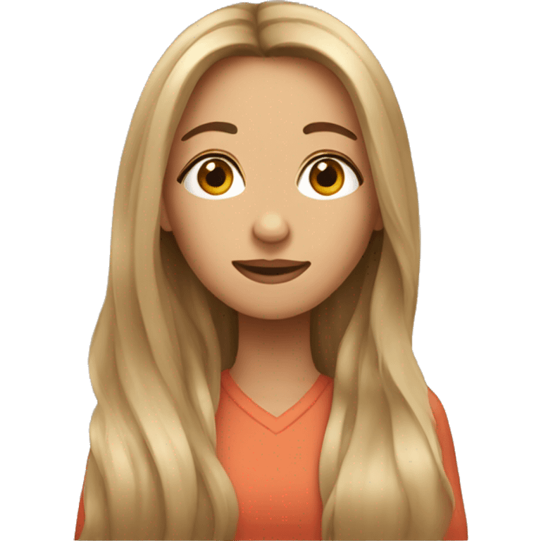 long hair woman emoji