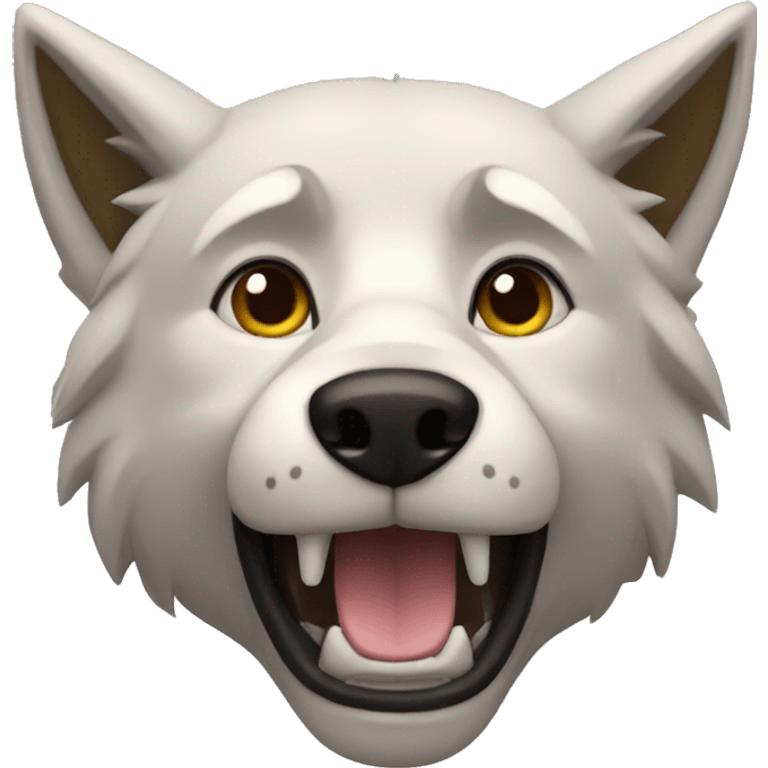 genera un lobo emoji