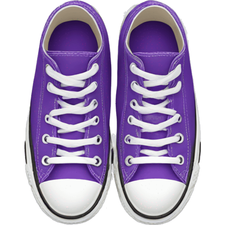 Purple converse emoji