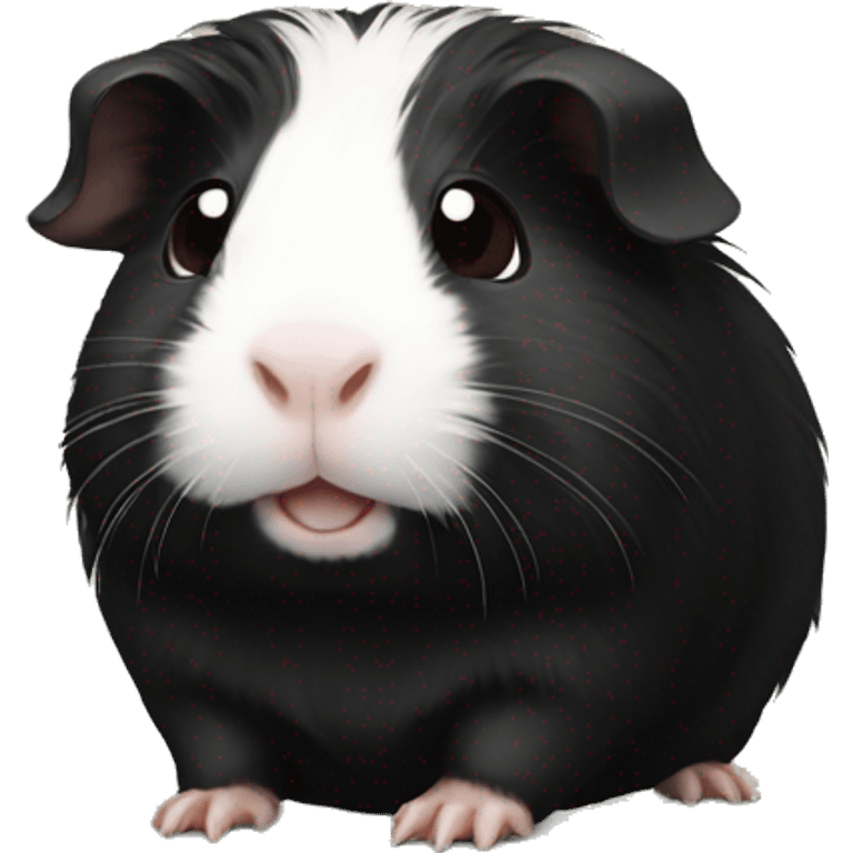 Black Guinea pig emoji