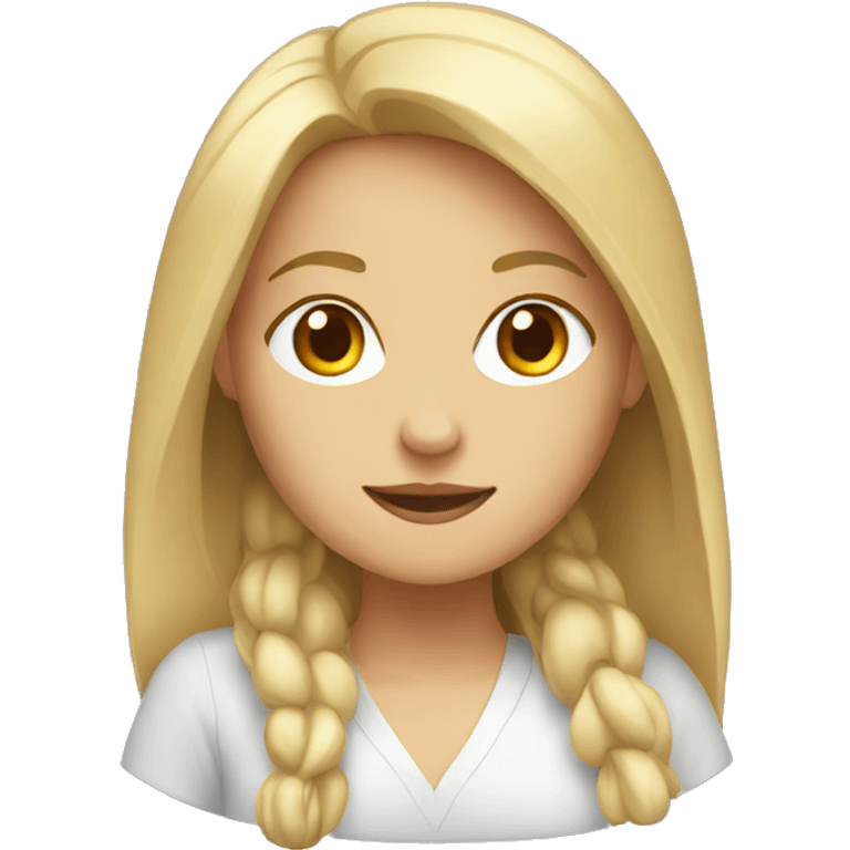 white women sitting emoji