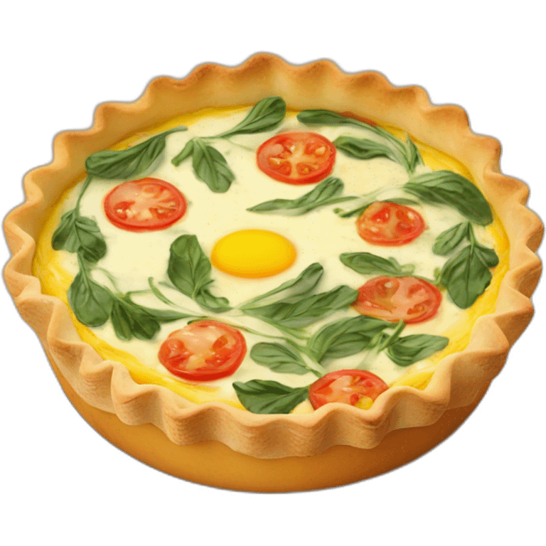 Quiche bistrot emoji