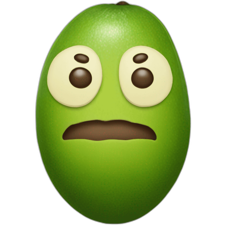 avocado moai emoji