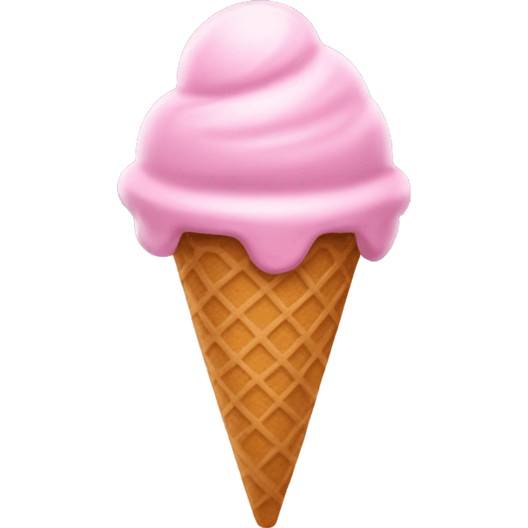 pink ice cream emoji