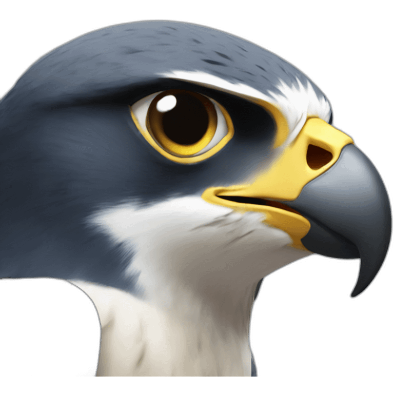 peregrine falcon crying emoji