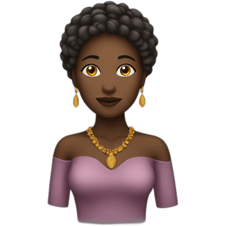 Femme africaine emoji