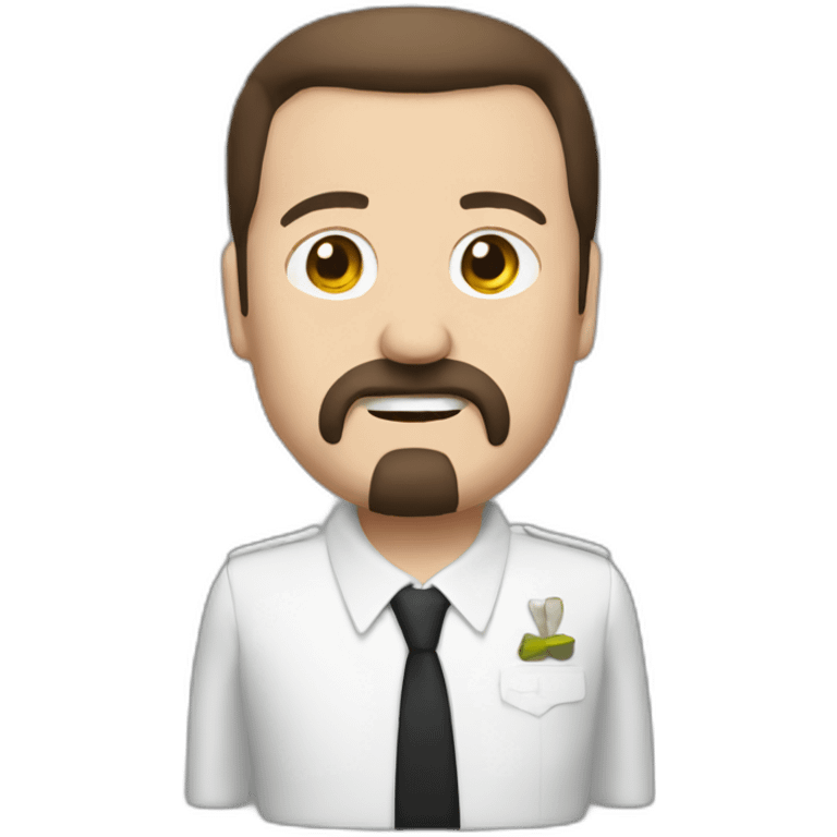 David Brent with cancer emoji