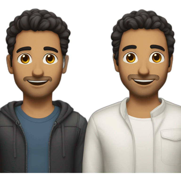 Nadim et Rémi emoji