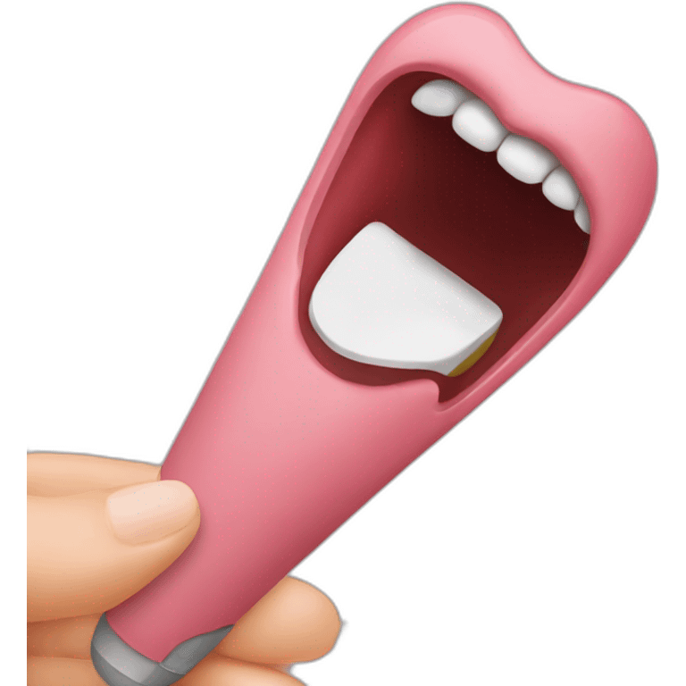 Tongue scraper  emoji