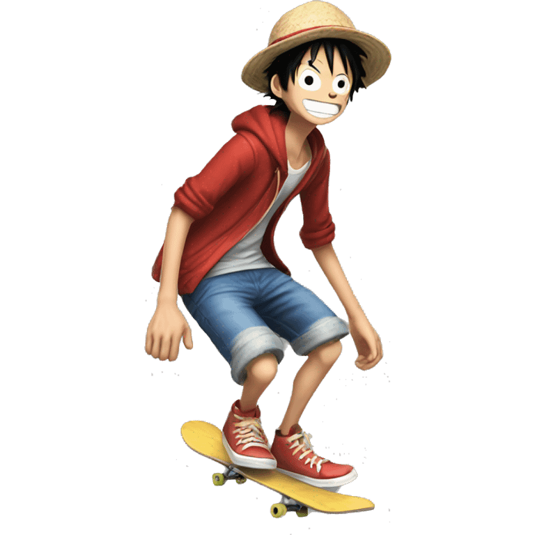 luffy skater emoji