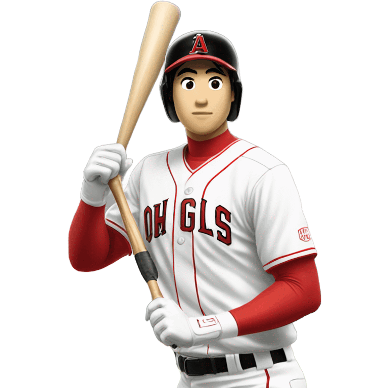 Ohtani at bat emoji