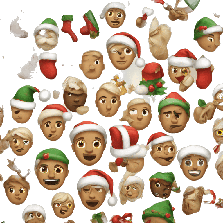 Neutral christmas emoji