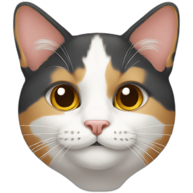 Tricolor cat emoji