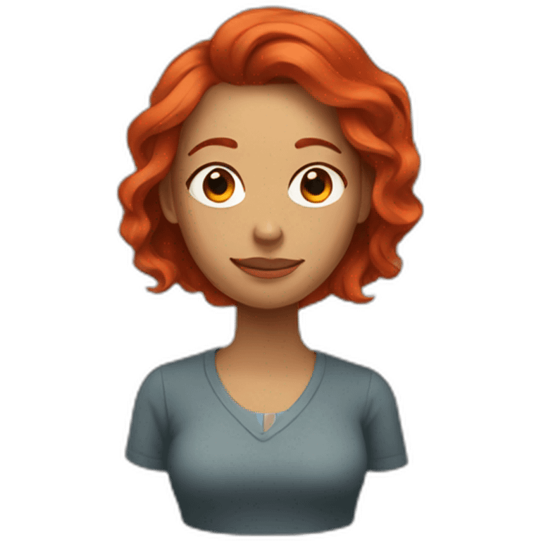 mother with long red hair emoji