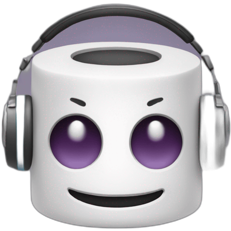 marshmallow dj emoji