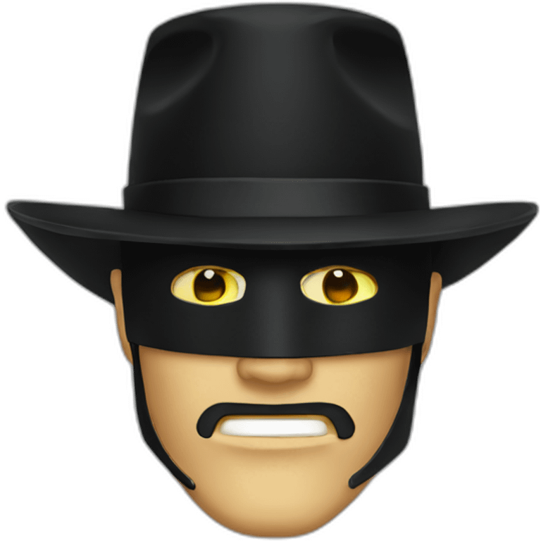 zorro mask emoji