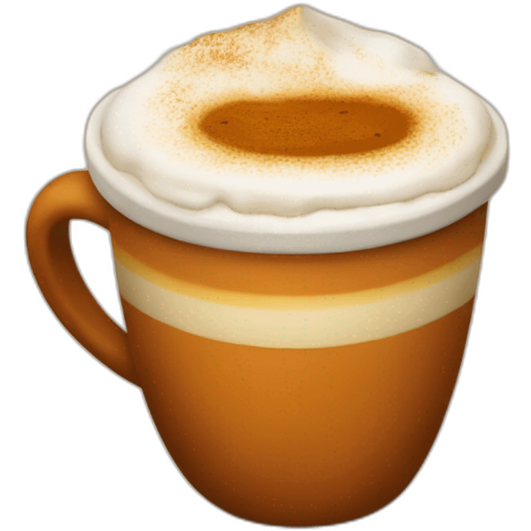 happy pumpkin spice latte emoji