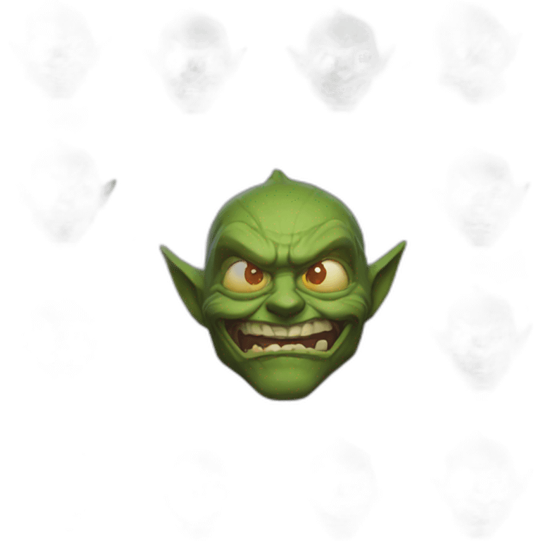 a green goblin emoji