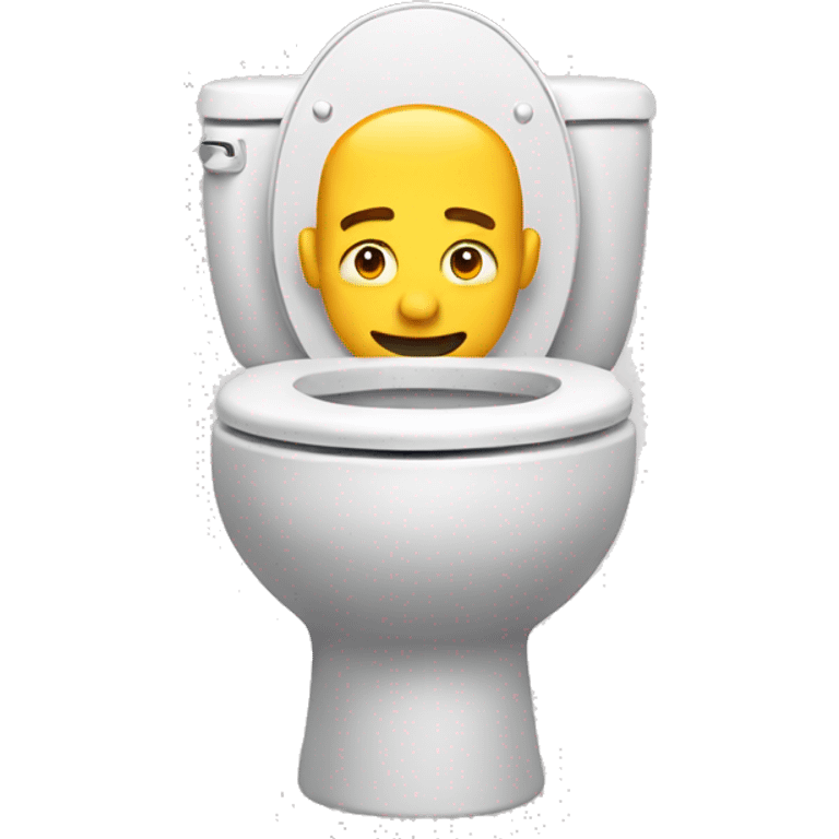 Guy on a toilet  emoji