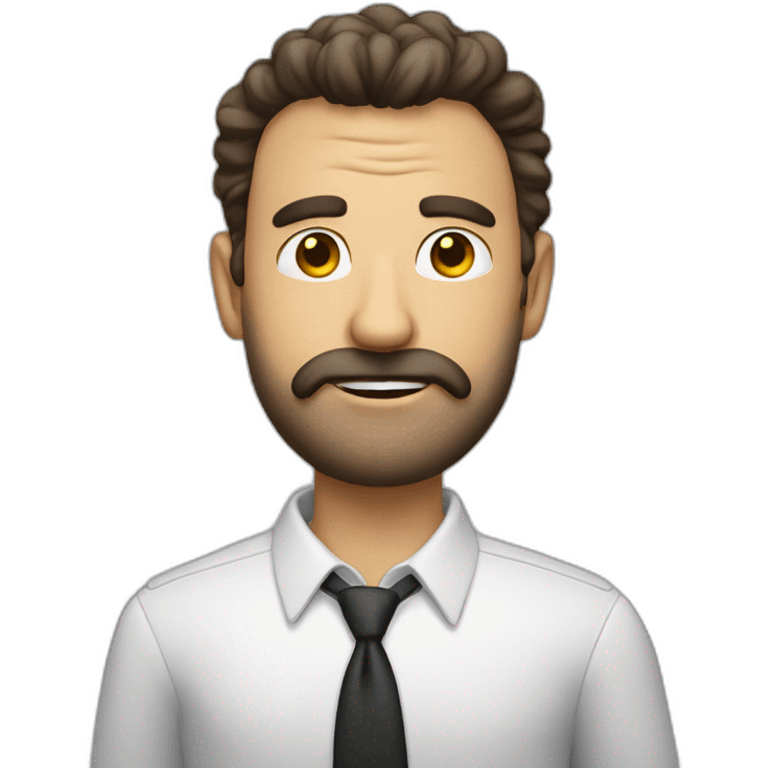 extremely hairy boss man emoji