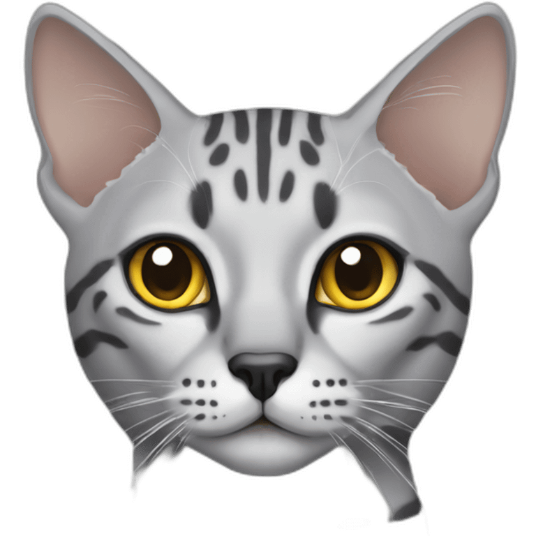 Egyptian Mau cat emoji