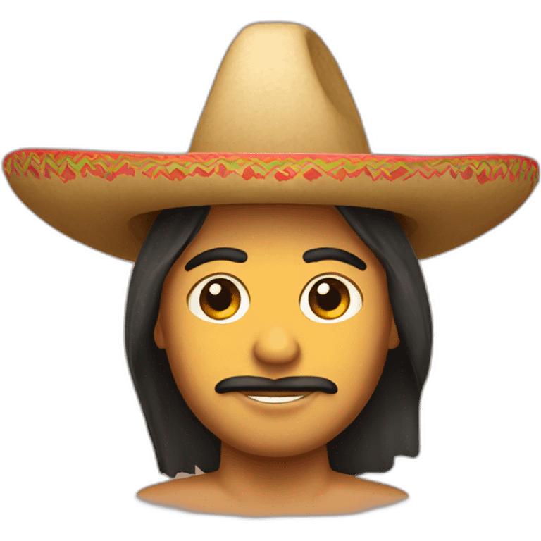 mexican with sombrero emoji