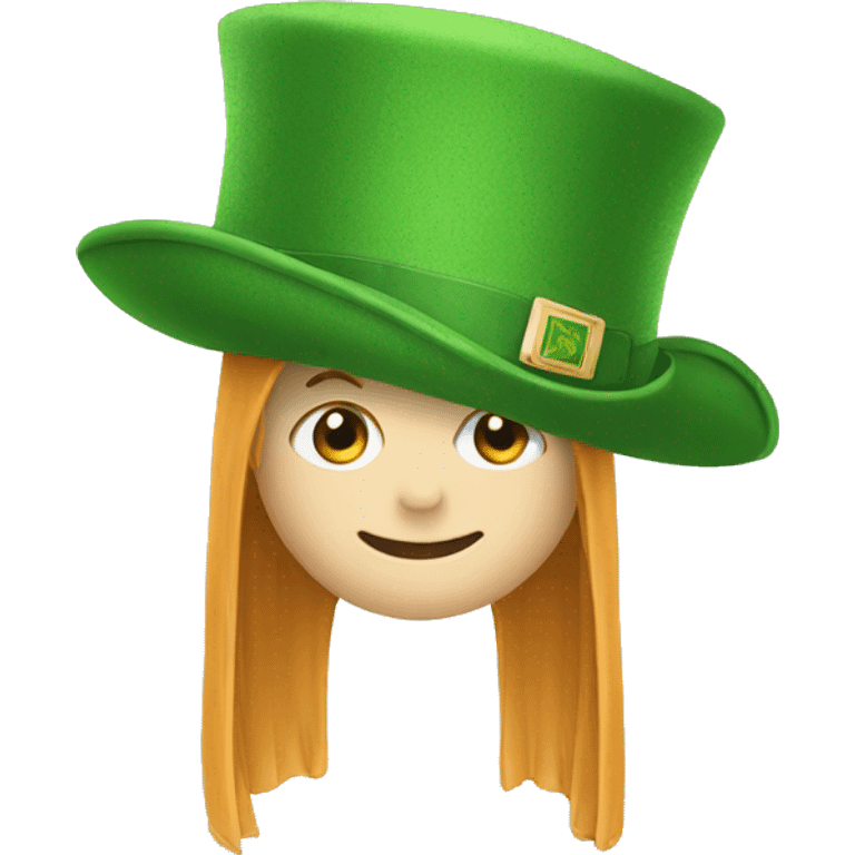 ireland hat upside down emoji