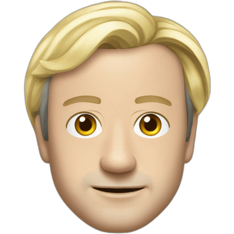 Macron embrasse marine lepen emoji