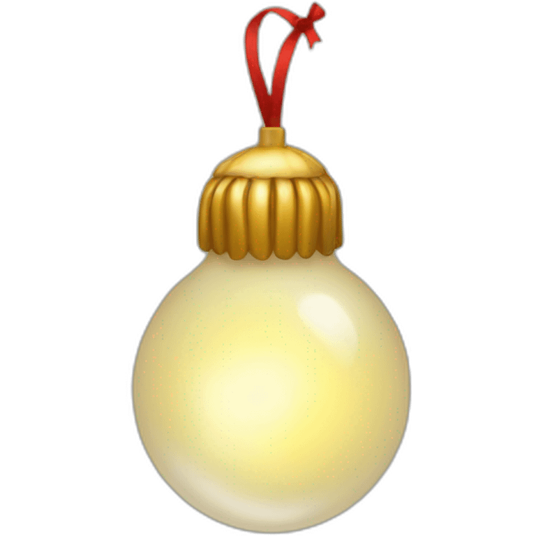 christmas bulb emoji