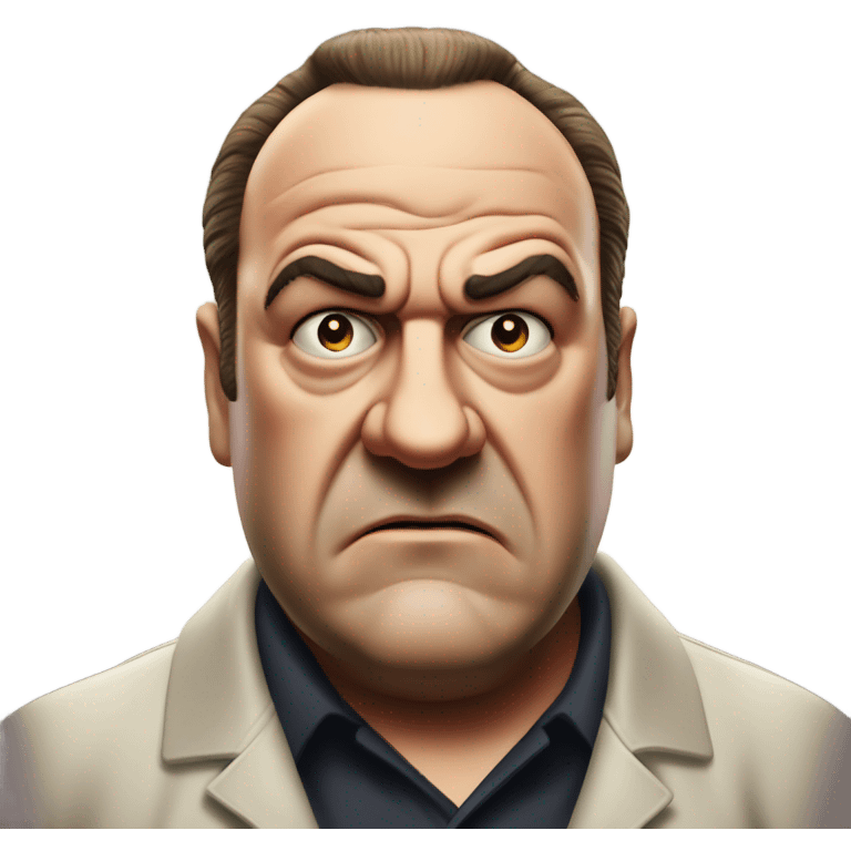 Tony Soprano angry emoji