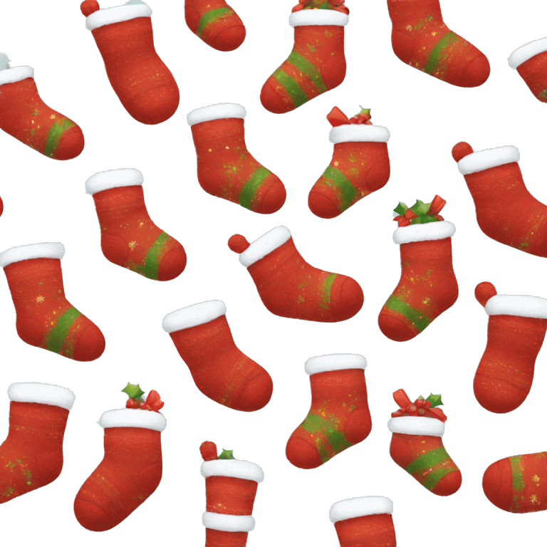 Christmas socks emoji