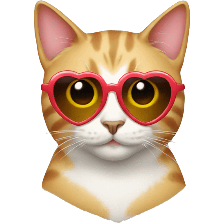 cat with heart sunglasses emoji