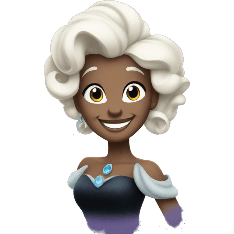 Disney Ursula smiling emoji