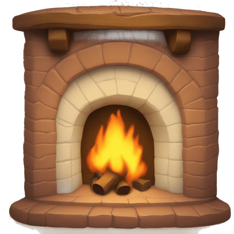 Hearth with bear emoji