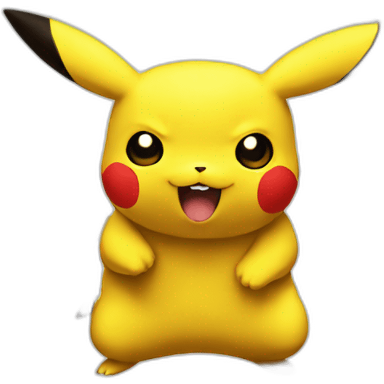 Pikachu fight emoji