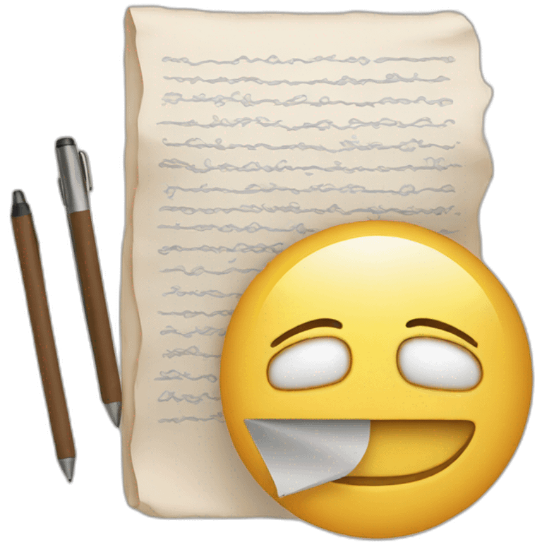 WRITING emoji