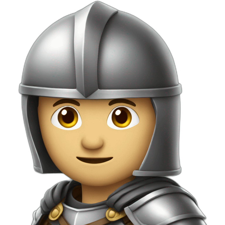 Brave knight emoji