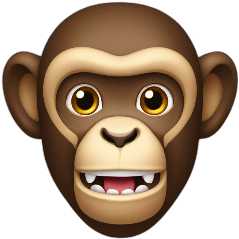 monkey with zip in the mouth emoji