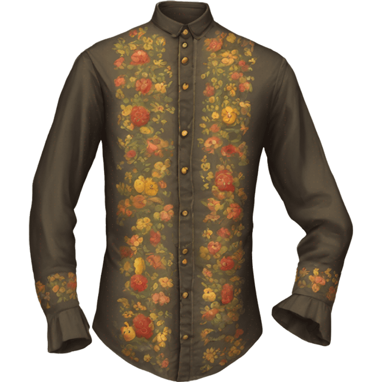 men's shirt 19th century emoji