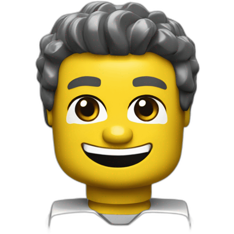 LEGO man smiling  emoji